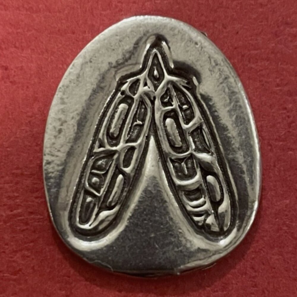 Pocket Spirit Coin Token 2 Eagle Feathers Respect Corey Bulpitt Haida Lead-free